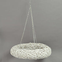 Coroncina pensile bianca cm60h12