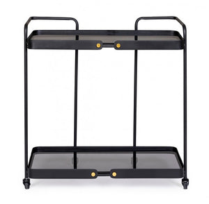 Carrello in vetro 69x34x69 cm