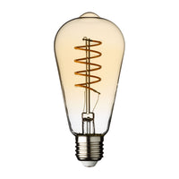 Lampada E27 ST64 4W 2200°K Golden 64x142mm