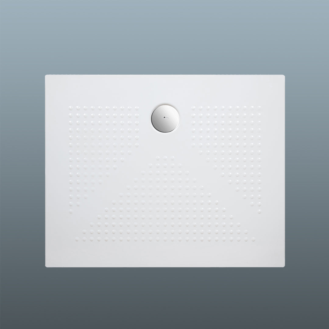 Piatto doccia ceramica bianca 80x100 cm