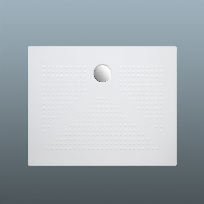 Piatto doccia ceramica bianca 80x100 cm