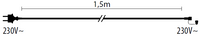 Cavo alimentazione 2x1,5mm2 Schuko 1,5m