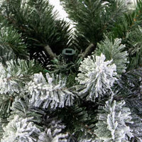 Albero monte Vettore slim innevato verde 972 rami cm 79h210