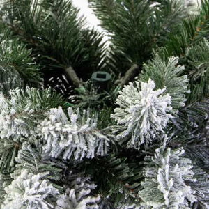 Albero monte Vettore slim innevato verde 972 rami cm 79h210