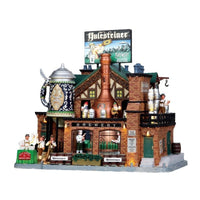 YULESTEINER BREWERY Casetta illuminata  birra luci e suoni