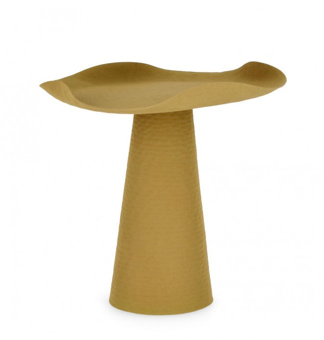 Tavolino lalita senape D.41 x 41h in metallo
