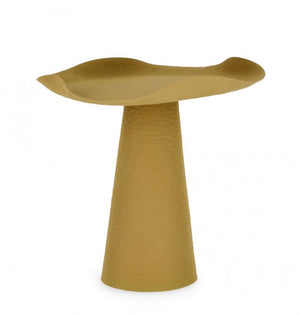 Tavolino lalita senape D.41 x 41h in metallo