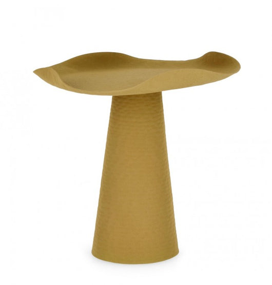 Tavolino lalita senape D.41 x 41h in metallo