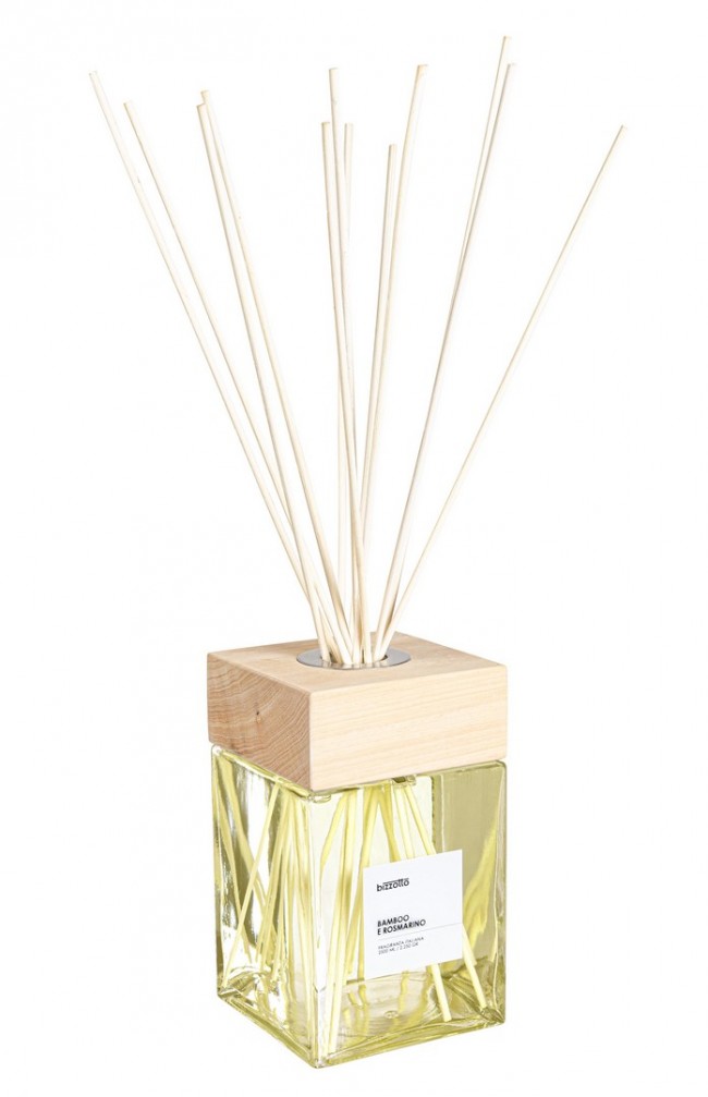 Diffusore fragranza bamboo e rosmarino 14x14x22,87