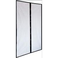 Zanzariera in Poliestere con Magneti cm 120x240 per porta Nero IRS