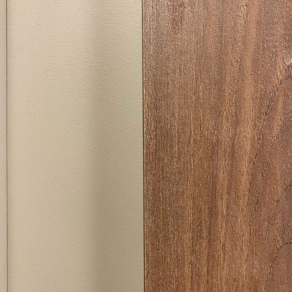 (3c) Contenitore 106x40x171 cm in cashmere e noce