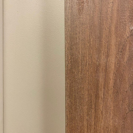 (3c) Contenitore 106x40x171 cm in cashmere e noce