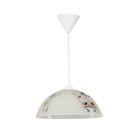 Lampada per cameretta Mufi MDL4164 vetro bianco con disegni EFFEZ