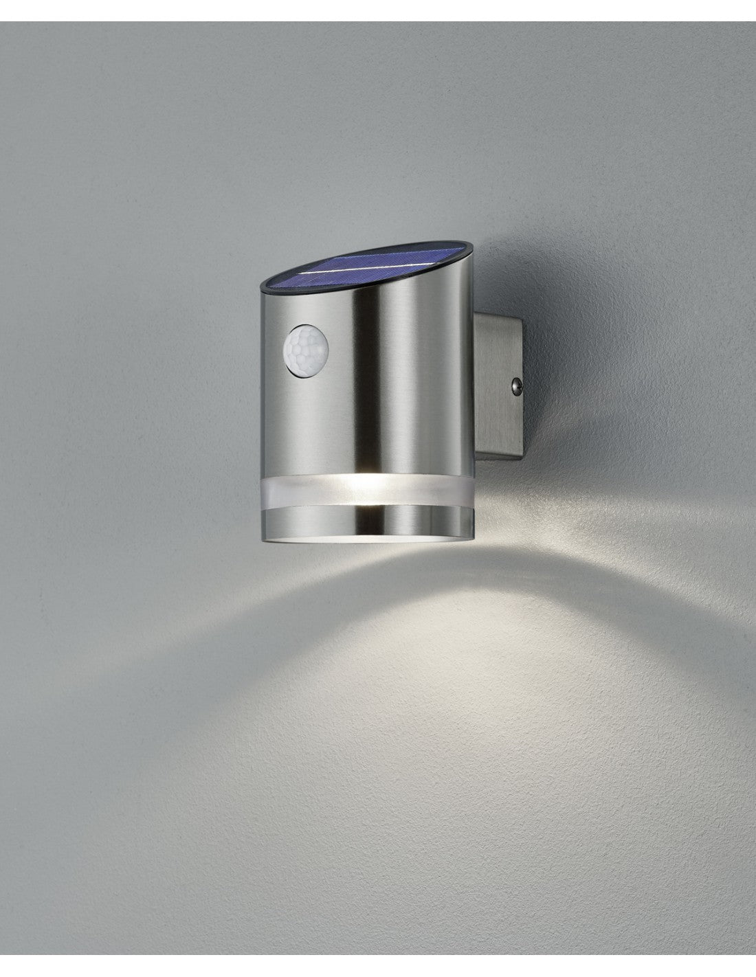 Applique Da Esterno Salta Led IP44 Nichel Con Sensore Di Movimento Trio Lighting