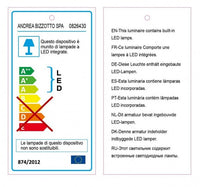2x Lampada treppiede bamboo 51x47x109h