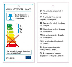 2x Lampada treppiede bamboo 51x47x109h
