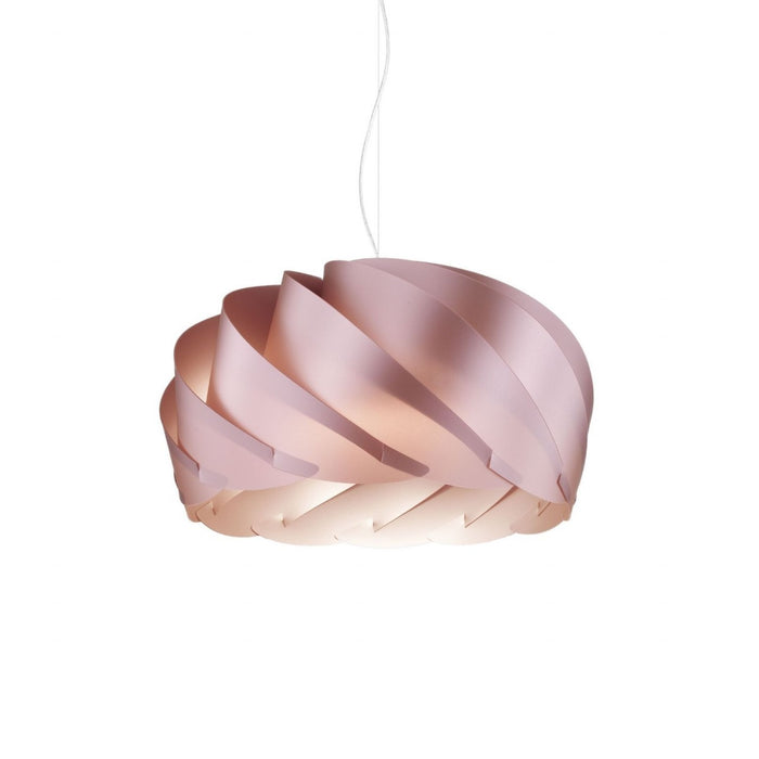 Sospensione Pink Metal in Metallo Cromato Cm. 26 x 15h