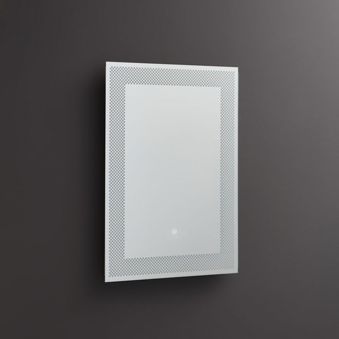 Specchio rettangolare 50x70 decorato LED