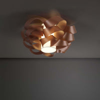 Plafoniera una luce CLOUD Rame diametro 60x h28 cm