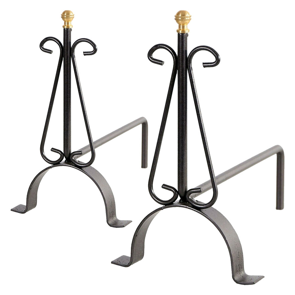 Coppia alari liscio 20 x 35 x h.33 cm