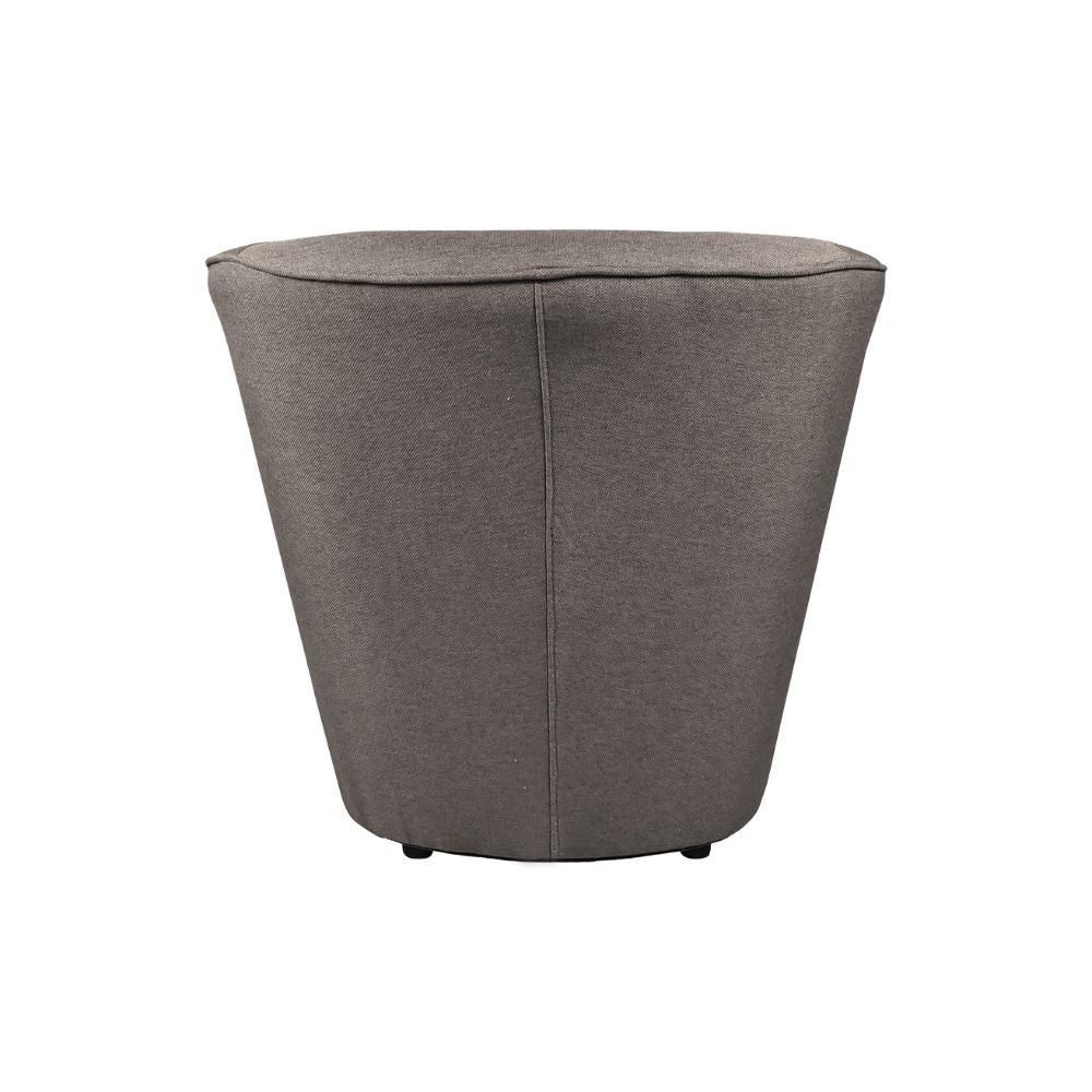 Poltrona Tago in tessuto caffè Enzo 10 H76xL75xP66