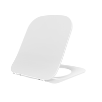 Sedile wc in termoindurente bianco lucido