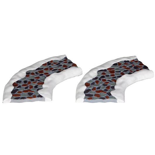 Strada in pietra curve 2pz Lemax