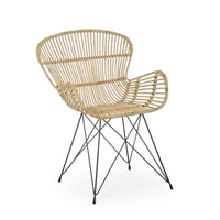 Poltrona Venturs in fibre stile naturale