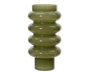 Vaso in vetro rosmarino verde 18x34 cm