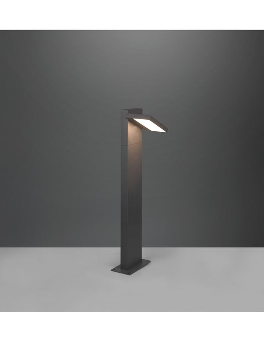 Paletto Per Esterno Led Alluminio Antracite Horton IP54 Trio Lighting
