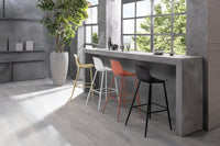 2x Sgabello in Polipropilene 47.5cm x 47cm x 91.5cm