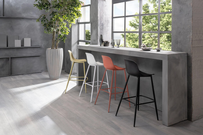 2x Sgabello in Polipropilene 47.5cm x 47cm x 91.5cm