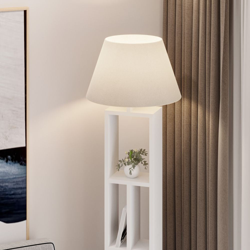 Lampada da terra 45x45x163,5 cm beige