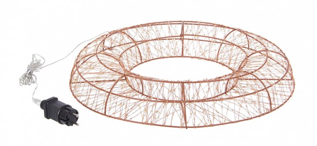 Lampada microled classica rame D.50x25x7h