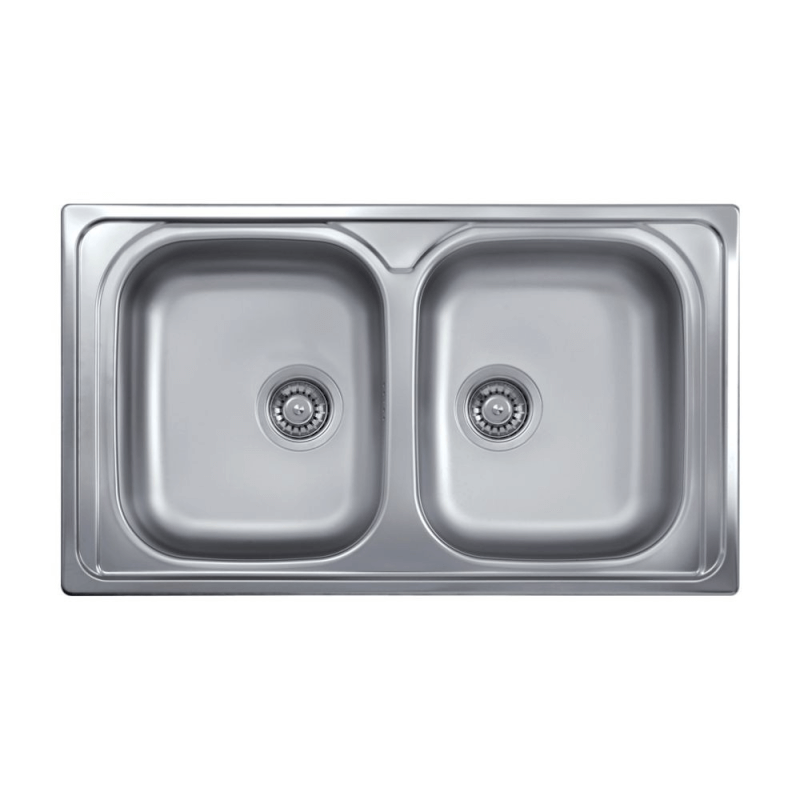 Lavello da incasso 86x50 2 vasche SAXT322A EFFEZ