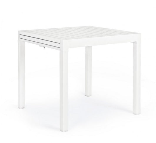 Tavolo in Alluminio Verniciato a Polvere 83-166x80 Bia Yk11