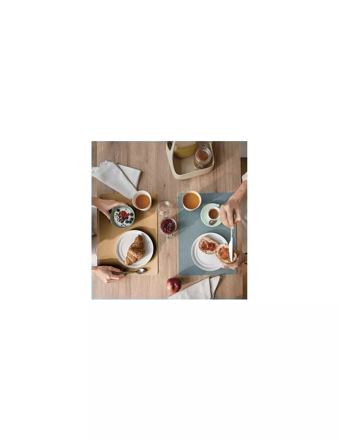 Tovaglietta double face fibra sabbia