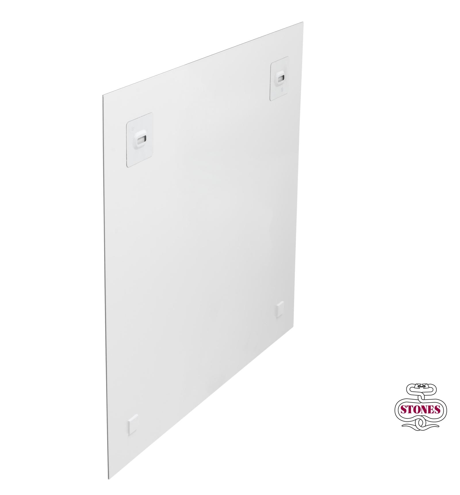 Stampa su vetro 60x60 cm con tela multicolor