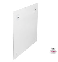 Stampa su vetro 60x60 cm con tela multicolor