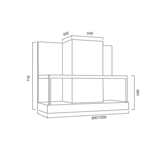 Cappa aspirante ETRA NO DRIP in acciaio inox rame cm 90