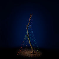 Luci Danzanti Stella Cadente Cambio Colore Esterni H 270 Ø 28 cm