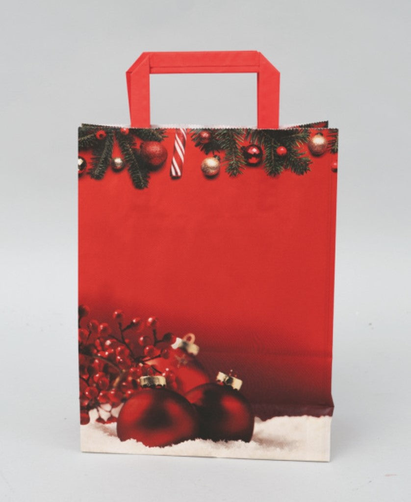 Busta regalo rossa 22x10x29 cm