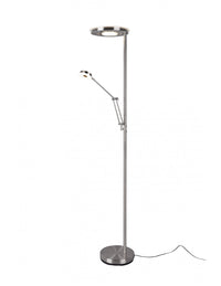 Piantana Led Dimmer con Spot da Lettura Barrie Nichel Trio Lighting