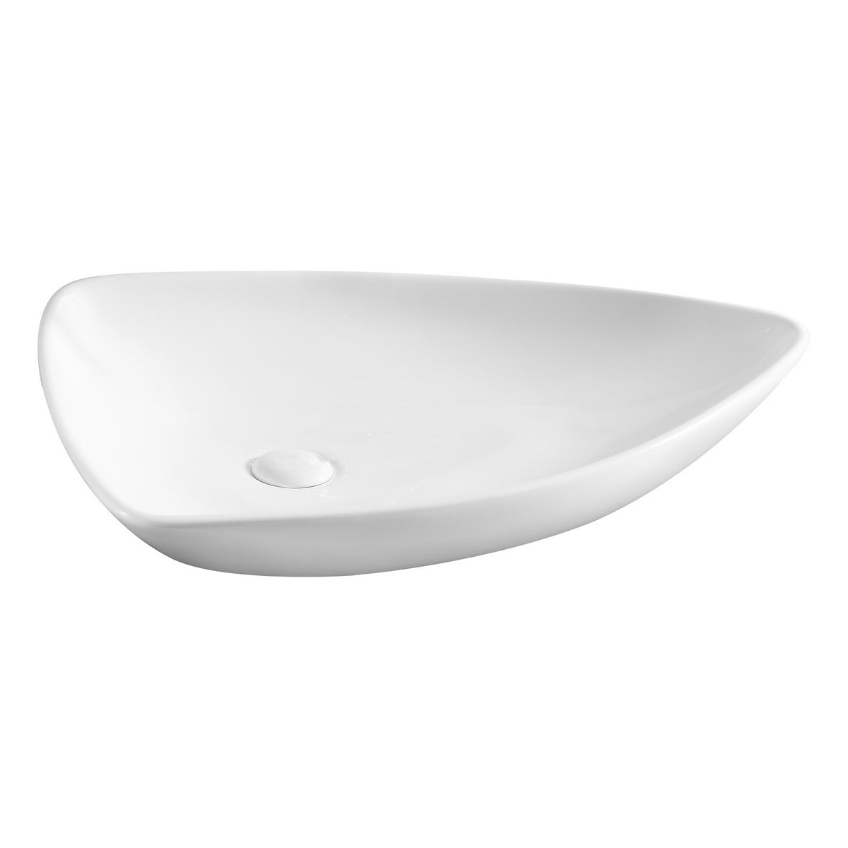 Lavabo da appoggio 66x46.5 cm, colore bianco