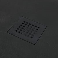 Piatto doccia semicircolare 80x80 antracite