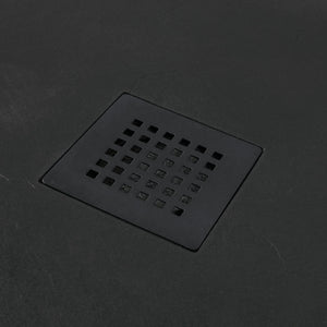 Piatto doccia semicircolare 80x80 antracite