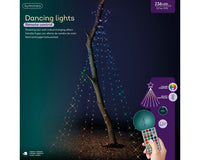 Luci Danzanti Stella Cadente Cambio Colore Esterni H 270 Ø 28 cm