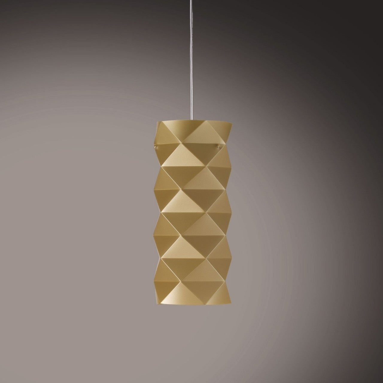 Sospensione New Gold in Metallo Cromato Cm. 13 x 32h