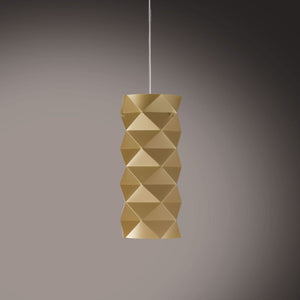 Sospensione New Gold in Metallo Cromato Cm. 13 x 32h