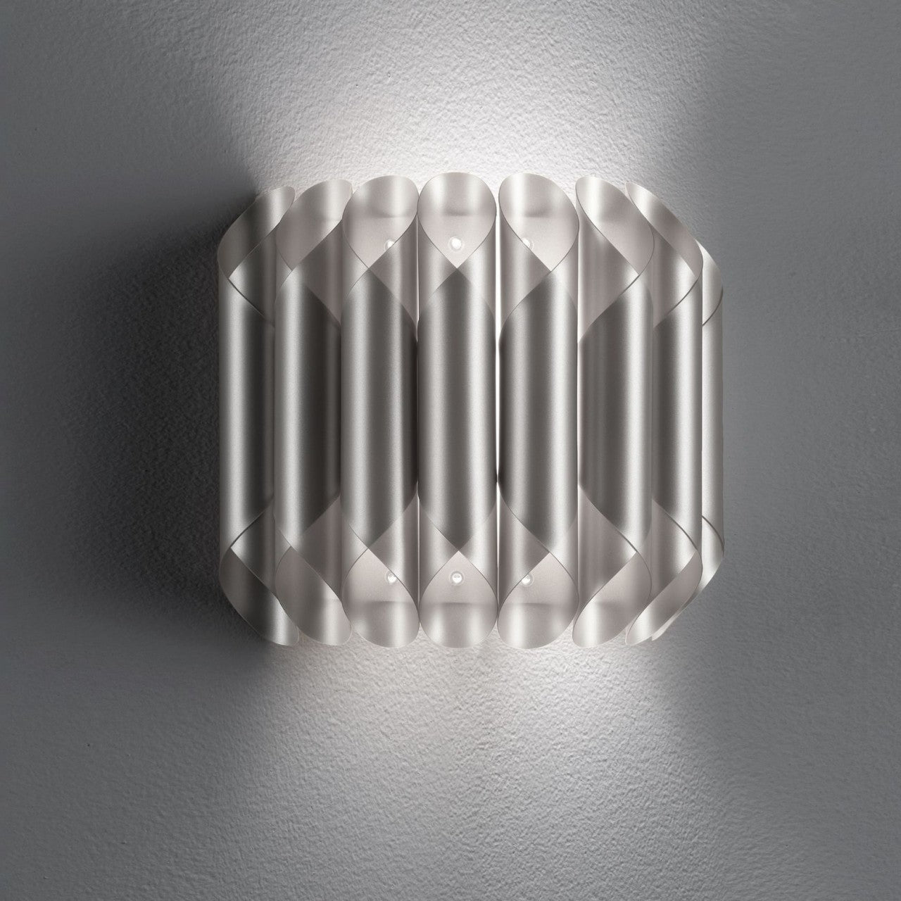 Applique da parete moderna Silver Cm. 32 x 16 x 30h